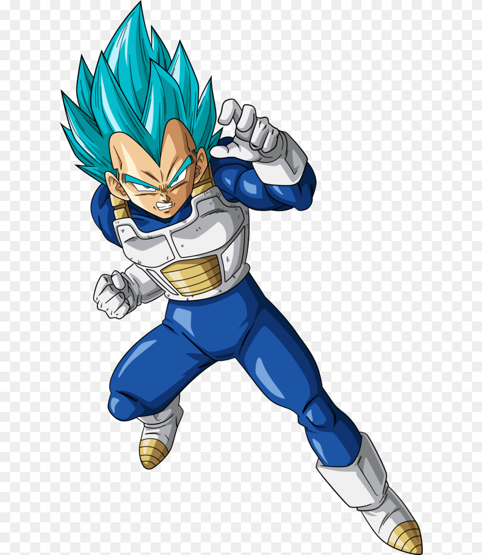 Dragon Ball Super Vegeta Ssj Blue, Book, Comics, Publication, Baby Png Image