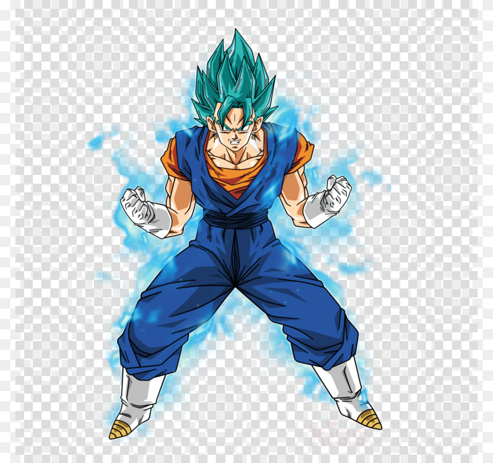 Dragon Ball Super Vegito Ssj Blue, Book, Comics, Publication, Person Free Transparent Png