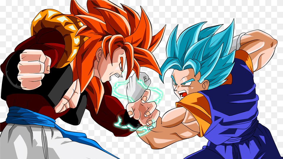 Dragon Ball Super Vegito Vs Gogeta Dragon Ball Super Vegito, Book, Comics, Publication, Anime Free Transparent Png