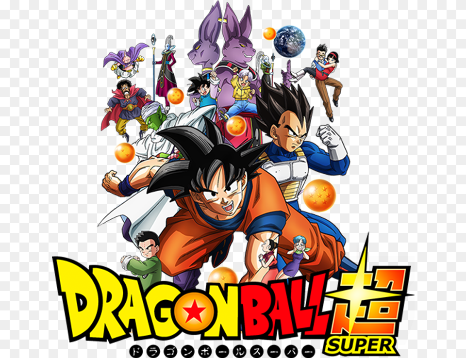 Dragon Ball Super Wallpaper And Background Image 1366x768 Dragon Ball Super Family, Publication, Book, Comics, Baby Free Transparent Png
