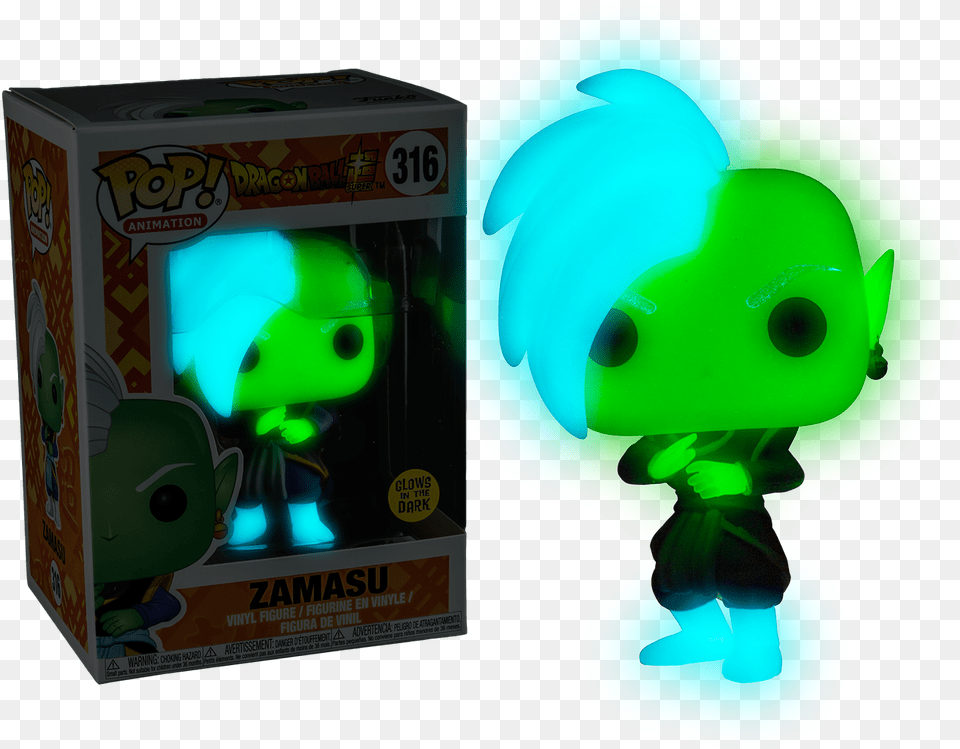 Dragon Ball Super Zamasu Funko Pop Glow In The Dark, Light, Face, Head, Person Free Png