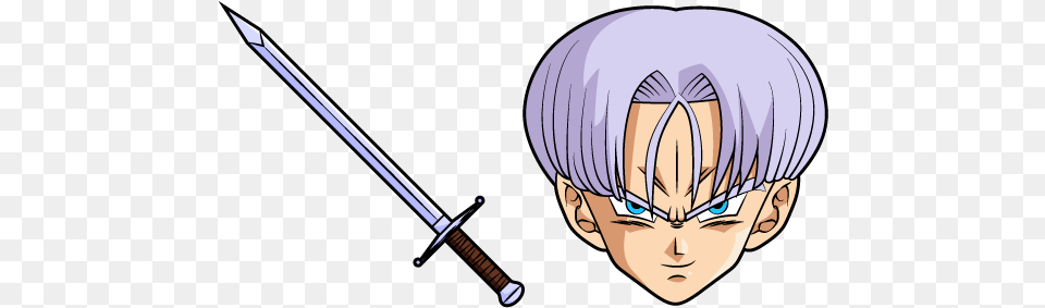 Dragon Ball Trunks And Sword Dragon Ball Cursor, Weapon, Book, Comics, Publication Png