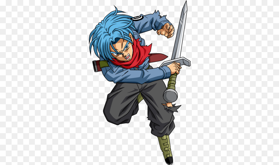 Dragon Ball Trunks Future, Book, Comics, Publication, Sword Free Transparent Png