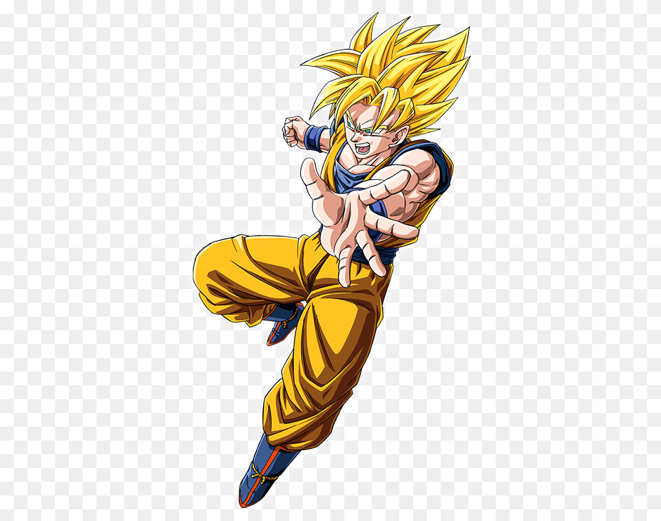 Dragon Ball X Goku Primitive Deck, Book, Comics, Publication, Person Free Transparent Png