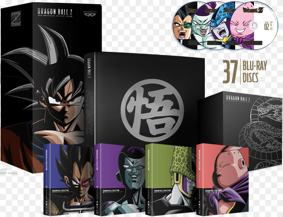 Dragon Ball Z 30th Anniversary Collectoru0027s Edition Logo, Publication, Book, Person, Adult Png