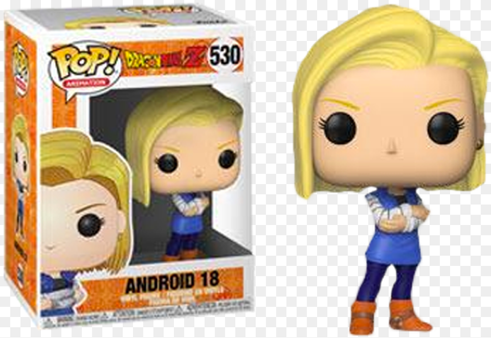 Dragon Ball Z Android 18 Funko Pop, Doll, Toy, Baby, Face Free Png Download