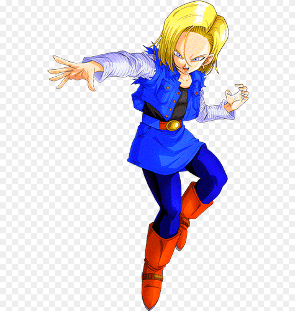 Dragon Ball Z Android Android 18, Adult, Publication, Person, Female Png Image