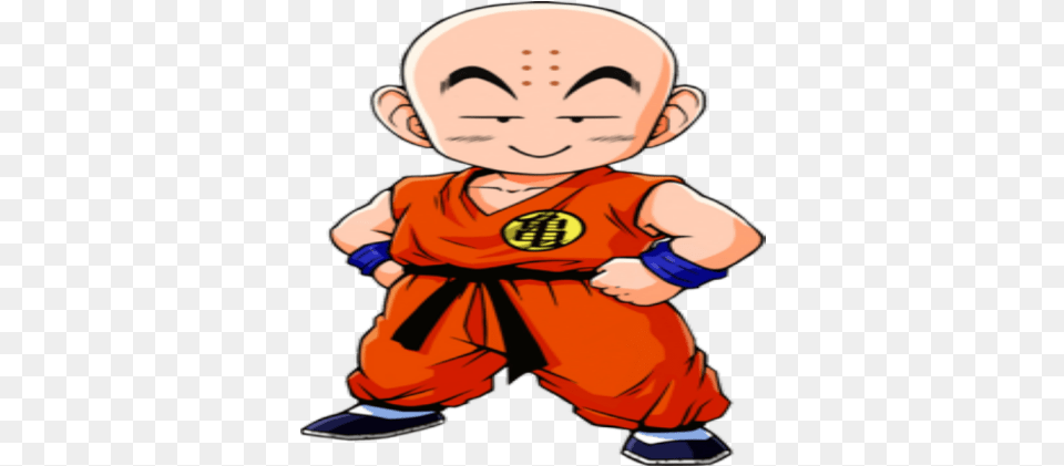 Dragon Ball Z Bald Guy Krillin, Baby, Person, Martial Arts, Sport Free Png Download