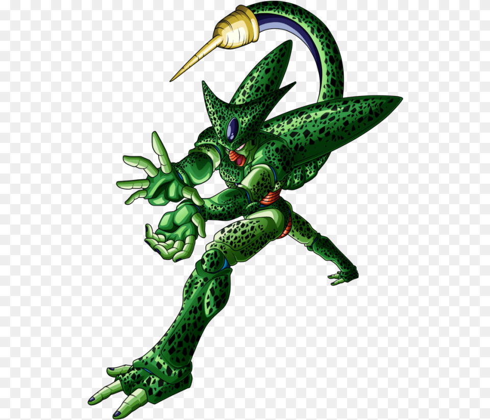 Dragon Ball Z Cell Kamehameha Clipart Dragon Ball Cell First Form, Electronics, Hardware, Person Free Transparent Png