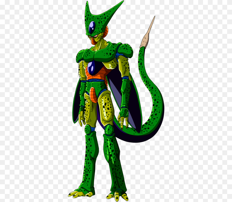 Dragon Ball Z Cell Transparent Images U2013 Imperfecto Cell Dragn Ball, Green, Person, Elf Free Png Download