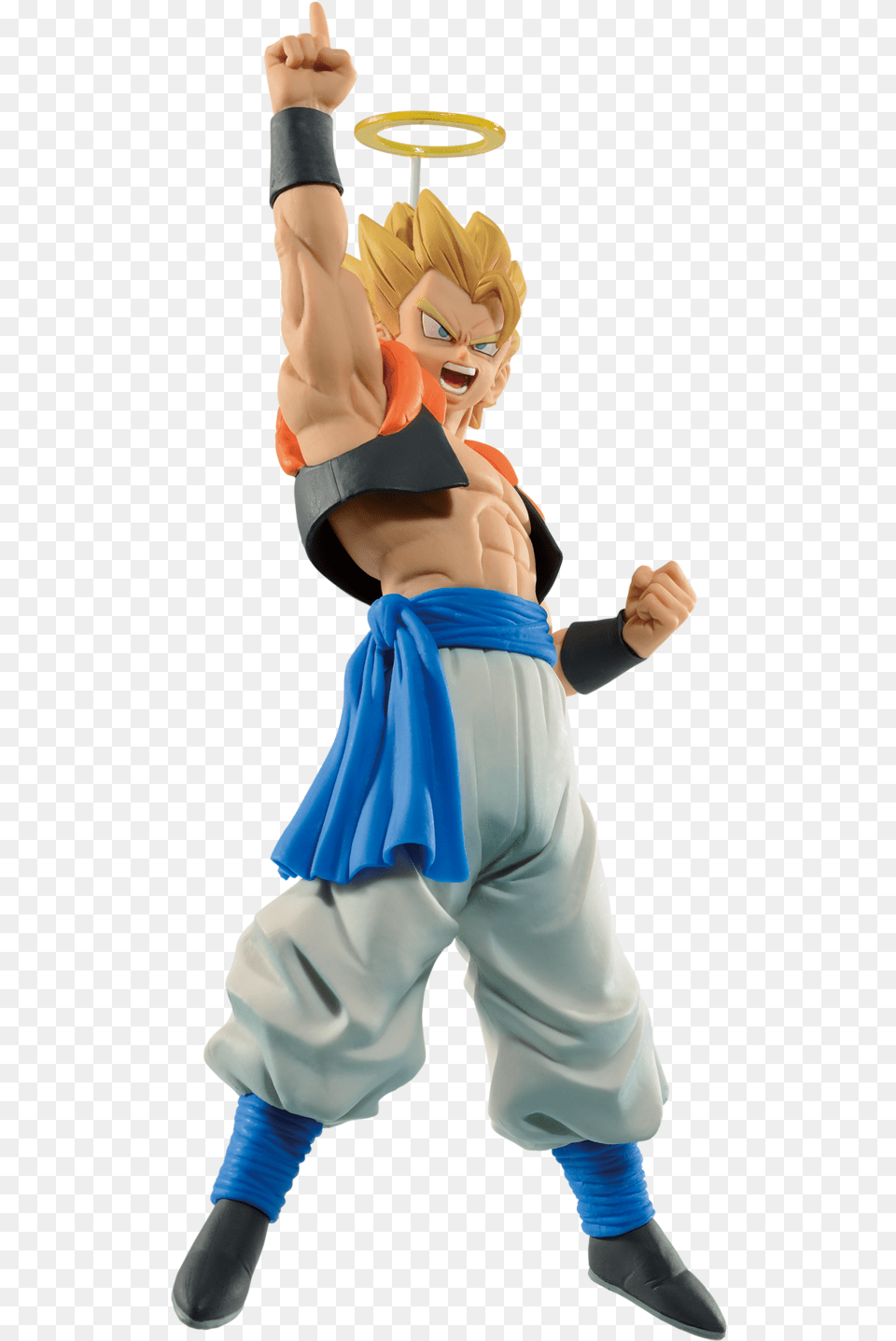 Dragon Ball Z Com Figuration Gogeta Volume 1 Banpresto Person, Face, Head, Figurine Png