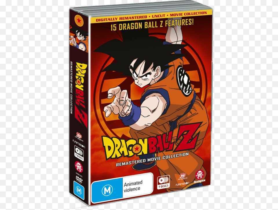 Dragon Ball Z Complete Movie Collection Dvd, Book, Publication, Baby, Person Free Png