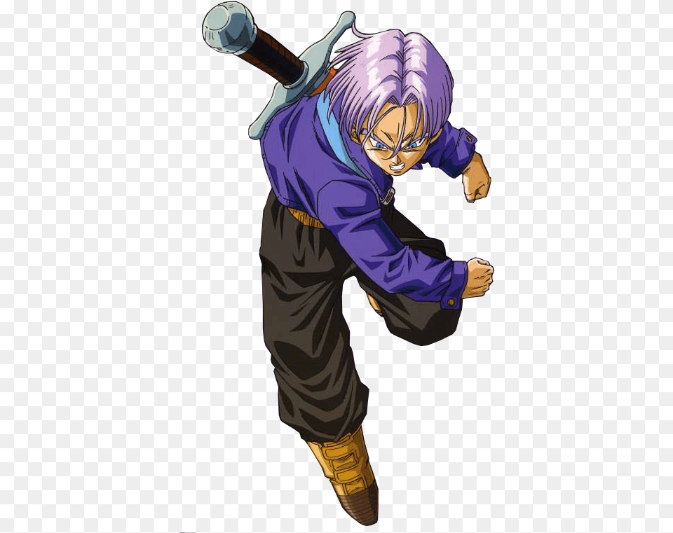 Dragon Ball Z Dbz Trunks Dragon Ball Z Trunks, Publication, Book, Comics, Person Free Png Download