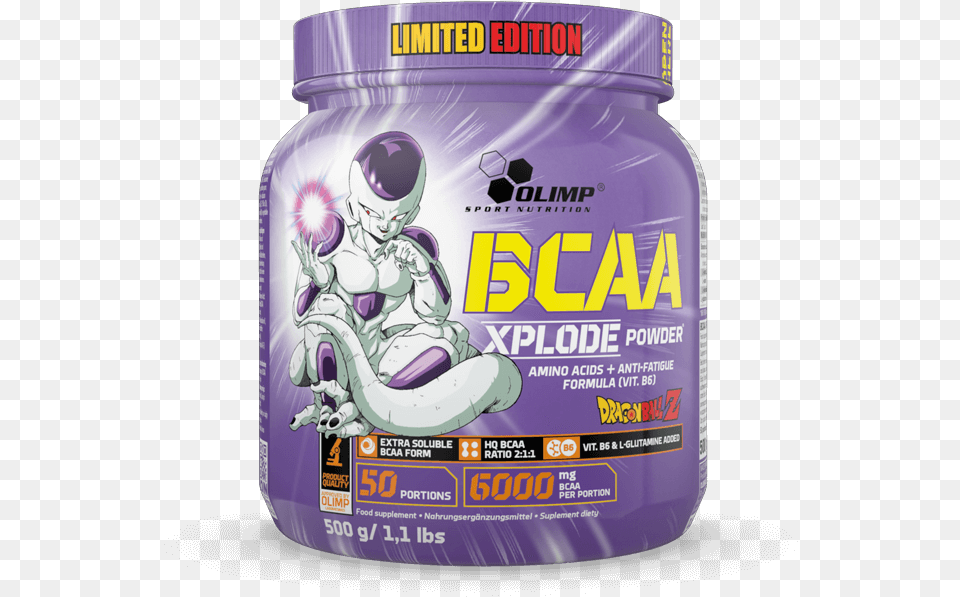 Dragon Ball Z Frieza Bcaa Explode 50 Serve Olimp Bcaa Xplode 500g Forest Fruit Dragon Ball, Herbs, Plant, Herbal, Purple Png Image