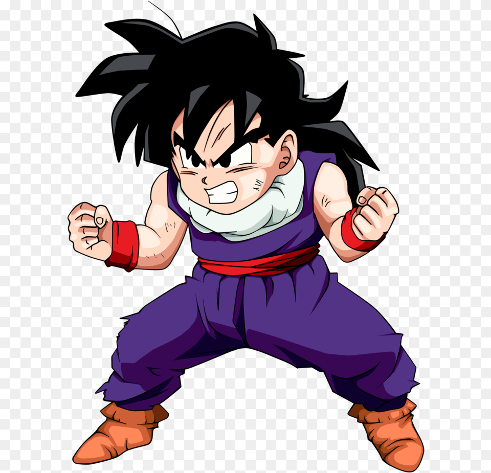 Dragon Ball Z Gohan Saiyan Saga Download Dragon Ball Gohan Pequeno, Book, Comics, Publication, Baby Free Png