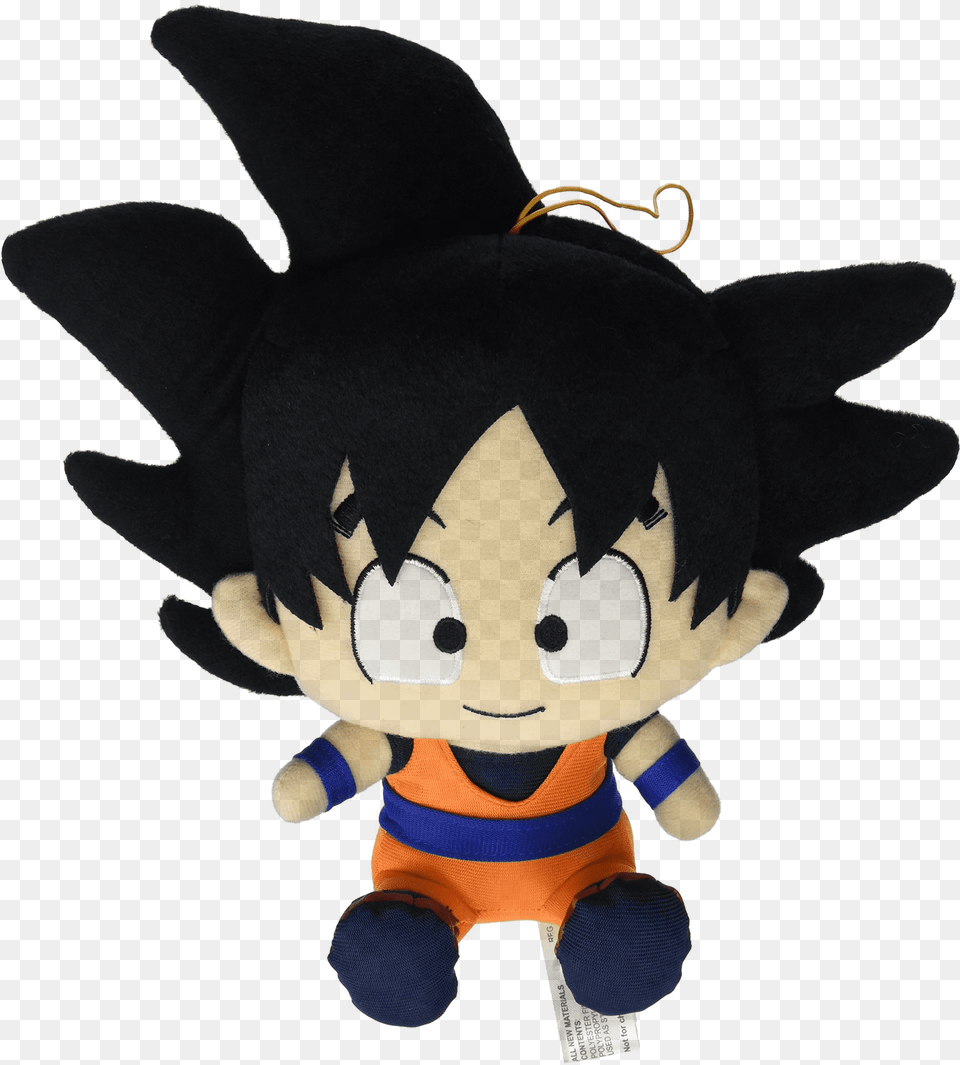 Dragon Ball Z Goku Sitting Pose 8 E10 Plush Misc Doudou Dragon Ball Z, Baby, Person, Face, Head Free Png Download