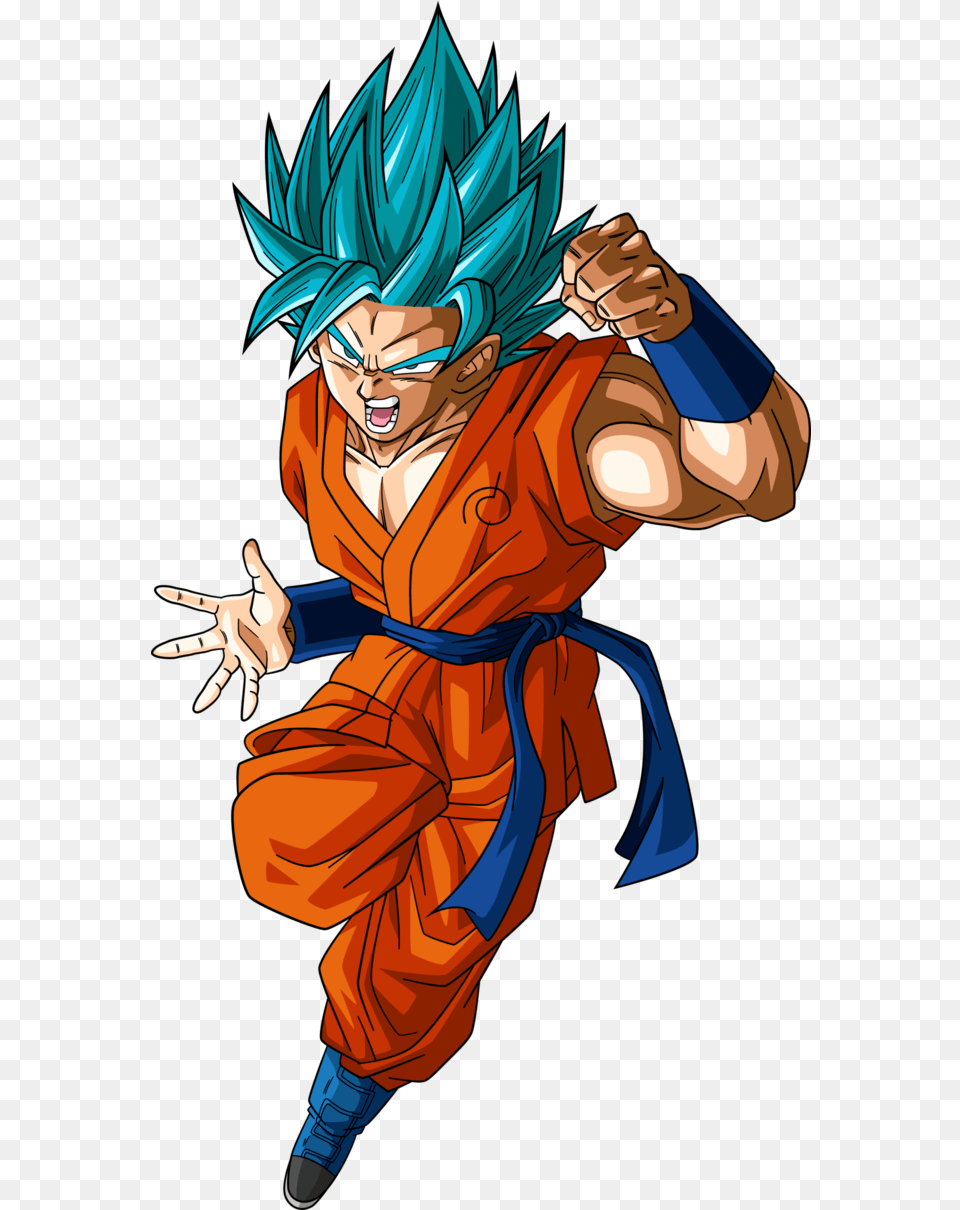 Dragon Ball Z Goku Super Saiyan Goku Super Saiyajin Blue, Book, Comics, Publication, Person Png Image