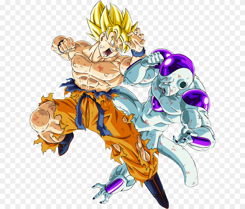 Dragon Ball Z Goku Vs Freezer, Book, Comics, Publication, Face Free Transparent Png