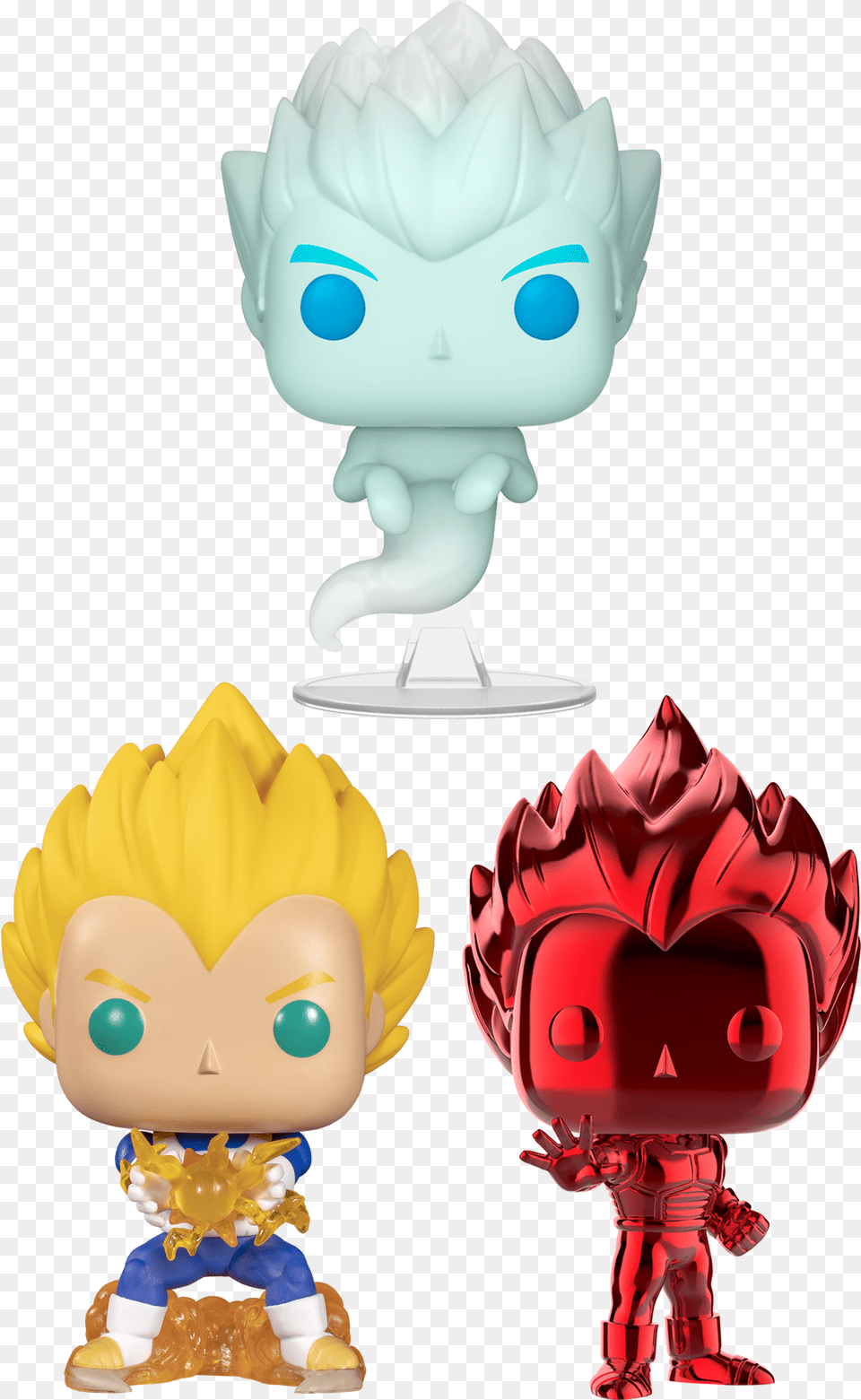 Dragon Ball Z Gotenks U0026 Final Flash Vegeta Funko Pop Vegeta Funko Pop, Baby, Person, Glass Png Image