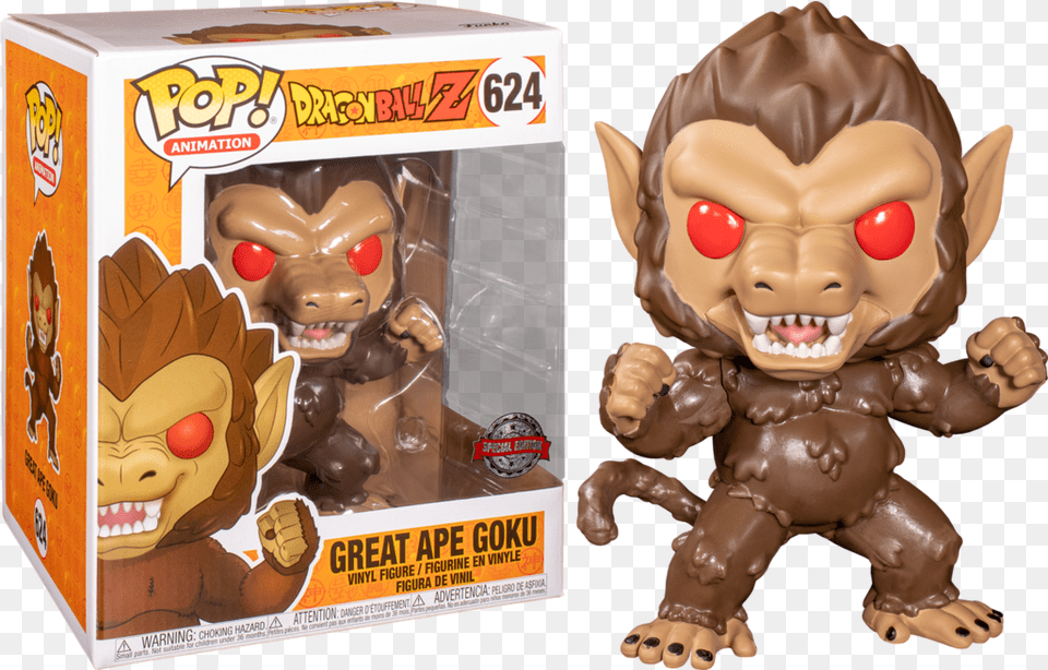 Dragon Ball Z Great Ape Goku Us Exclusive 6 Great Ape Goku Pop, Baby, Person, Face, Food Free Png Download