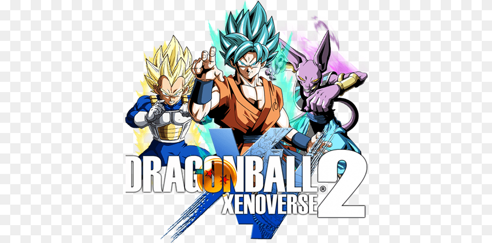 Dragon Ball Z Icon Dragon Ball Xenoverse 2 Logo, Book, Comics, Publication, Person Free Transparent Png