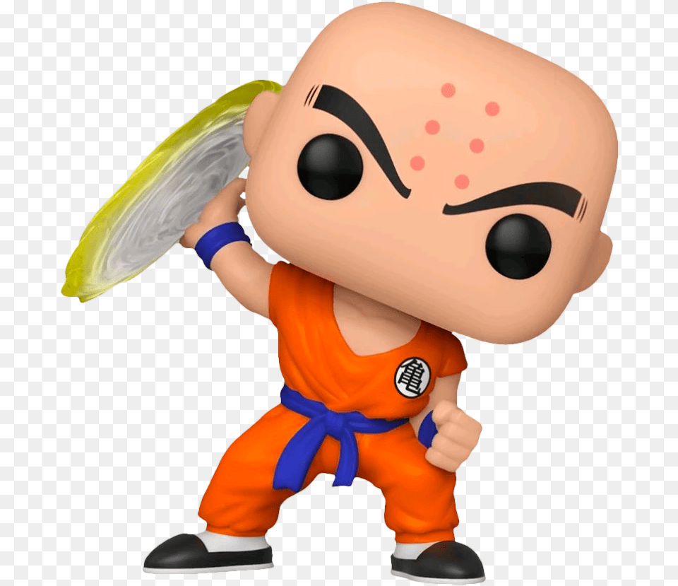 Dragon Ball Z Krillin With Destructo Disc Pop Vinyl Figure Funko Pop Dragon Ball Z Krillin, Toy, Baby, Person Free Transparent Png