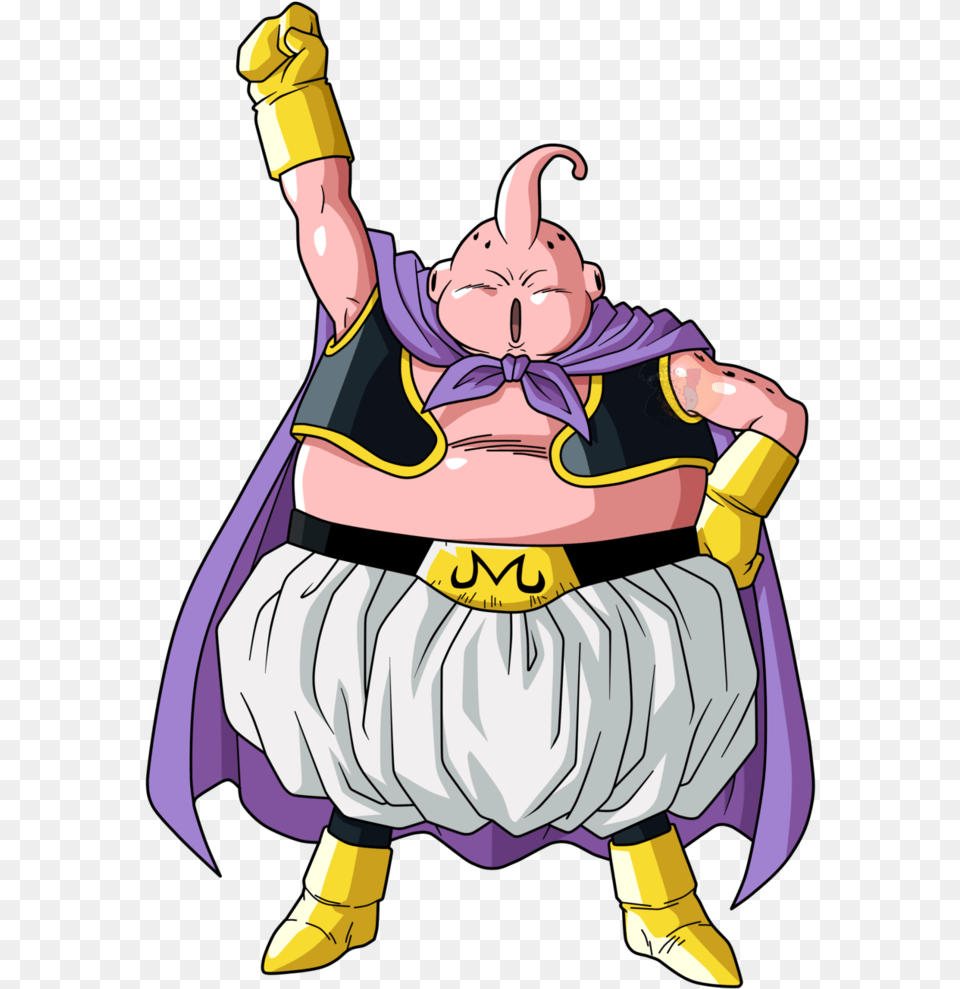 Dragon Ball Z Majin Buu Gordo Image Gordo Dragn Ball Z Majin Boo, Publication, Comics, Book, Cape Png