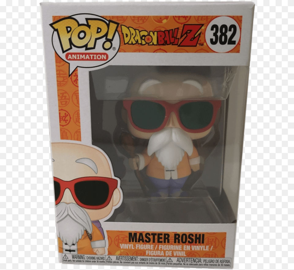 Dragon Ball Z Master Roshi Vinyl Figure Majin Vegeta Funko Pop, Accessories, Sunglasses, Baby, Person Png