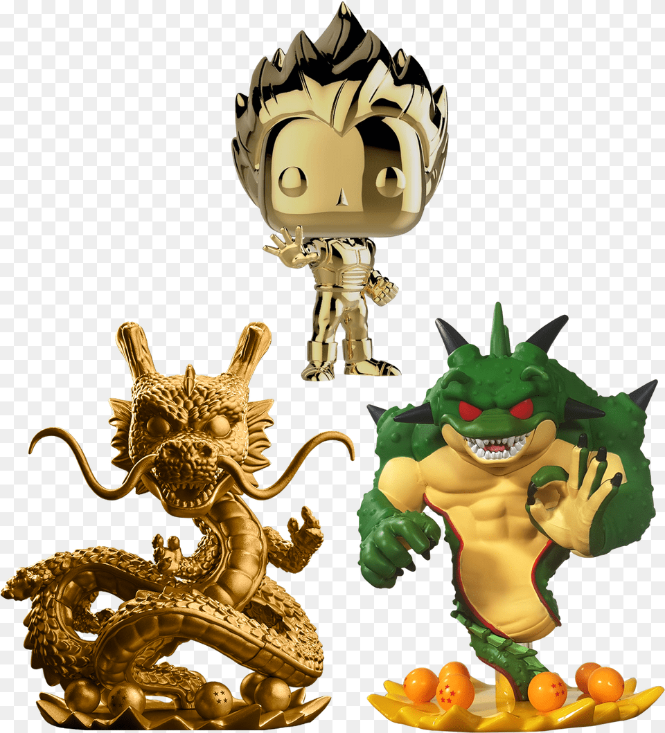 Dragon Ball Z Rock Porunga Funko Pop Vinyl Bundle Set Of Dragon Ball Funko Pop Porunga, Toy, Treasure, Person, Clothing Free Transparent Png