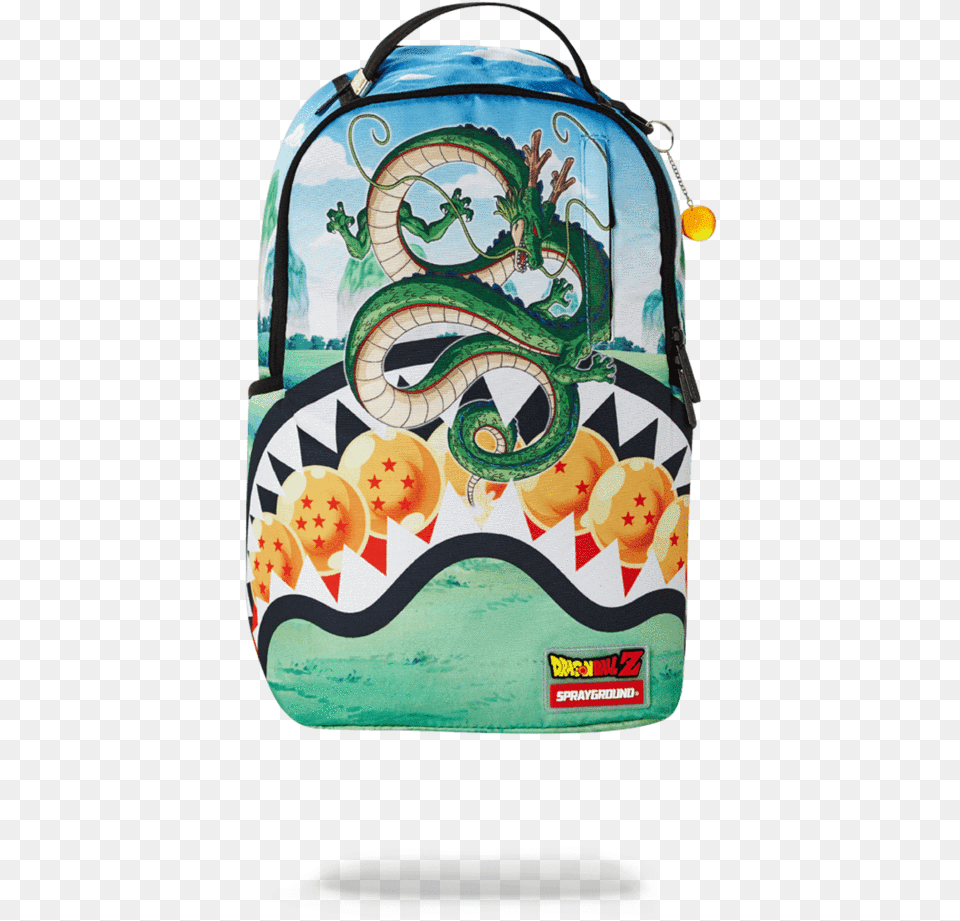 Dragon Ball Z Shenron Shark Sprayground Backpack Dragon Ball Z, Bag, Accessories, Handbag Free Png Download
