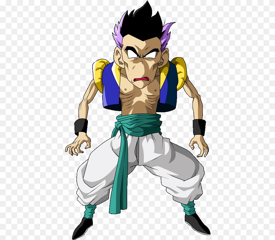 Dragon Ball Z Skinny Gotenks By Diogouchiha Dragon Dragon Ball Z Skinny Gotenks, Book, Comics, Publication, Baby Free Transparent Png