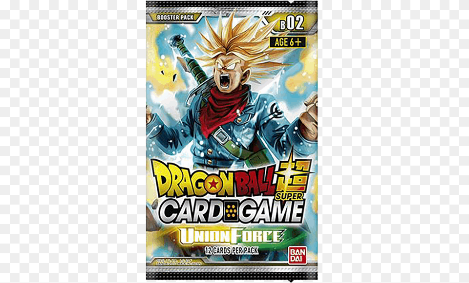 Dragon Ball Z Tcg Union Force Booster Pack Dragon Ball Super Union Force Booster, Advertisement, Book, Comics, Poster Png Image