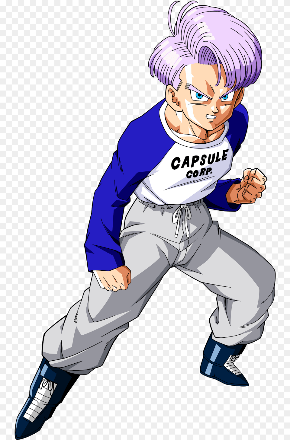 Dragon Ball Z Trunks Clipart Download History Of Trunks Trunks, Book, Publication, Comics, Child Png Image