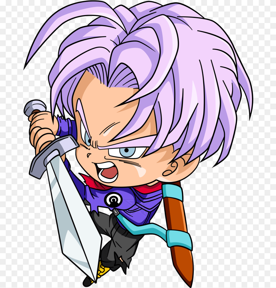 Dragon Ball Z Trunks Drawing Dragon Ball Chibi Trunks, Book, Comics, Publication, Baby Png