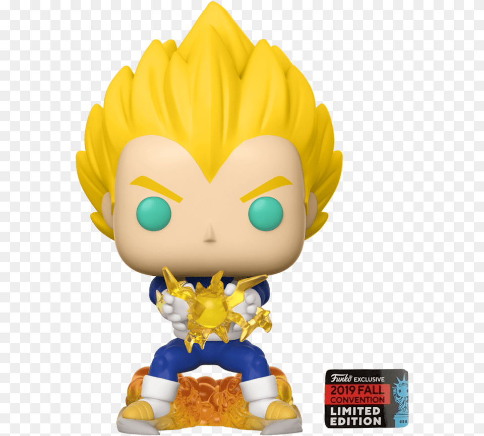 Dragon Ball Z Vegeta Final Flash Nycc 2019 Exclusive Pop Vinyl Funko Pop Nycc Vegeta, Toy, Doll, Face, Head Free Transparent Png