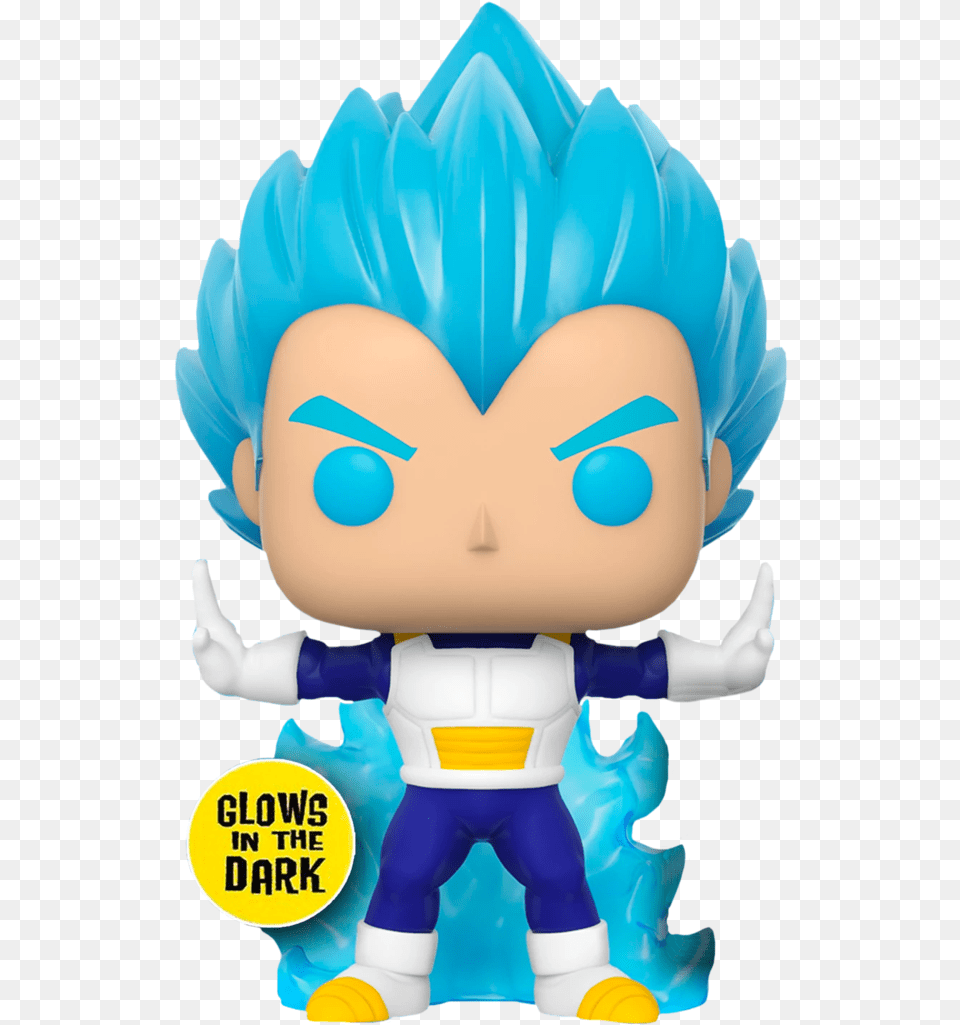 Dragon Ball Z Vegeta Powering Up Glow Us Exclusive Pop Vinyl Funko Pop Vegeta Powering Up Chase, Clothing, Glove, Baby, Person Png Image