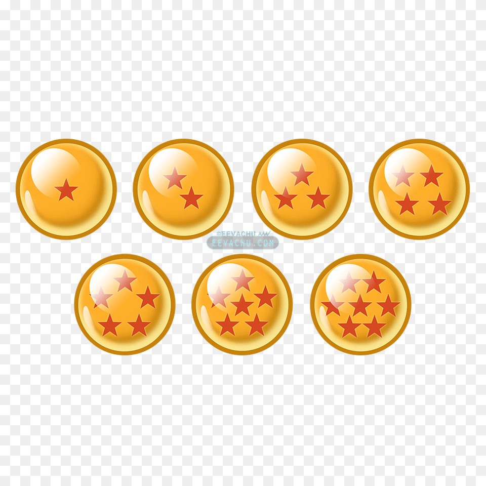 Dragon Balls Dragon Ball Button Set 7 Dragon Balls 7 Dragon Balls, Symbol Png Image