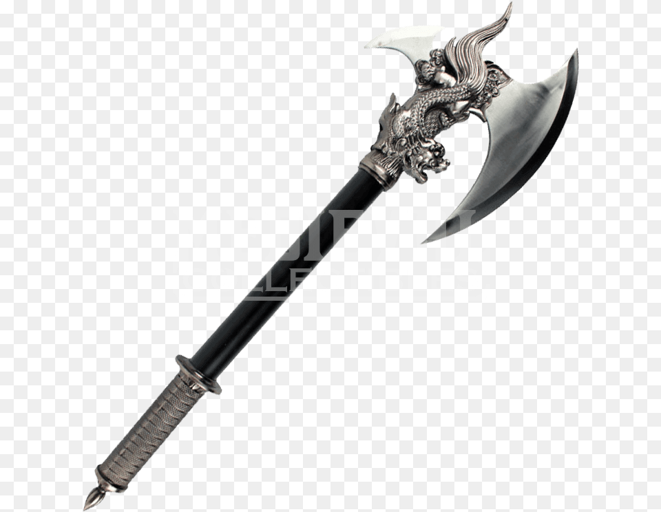 Dragon Battleaxe, Weapon, Sword, Axe, Blade Free Transparent Png