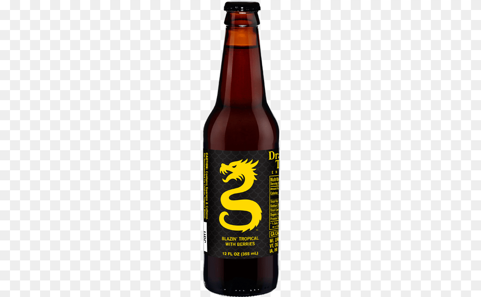 Dragon Blazin Tropical Dragon Tail Energy Drink, Alcohol, Beer, Beer Bottle, Beverage Free Transparent Png