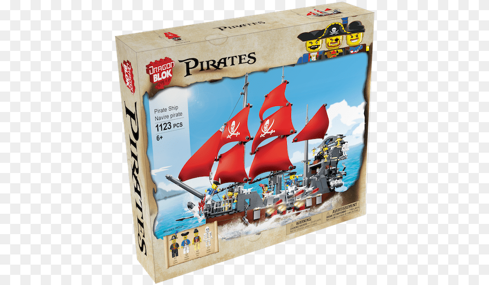 Dragon Blok Imports Dragon Dragon Blok Pirate Ship, Box, Boat, Sailboat, Transportation Png