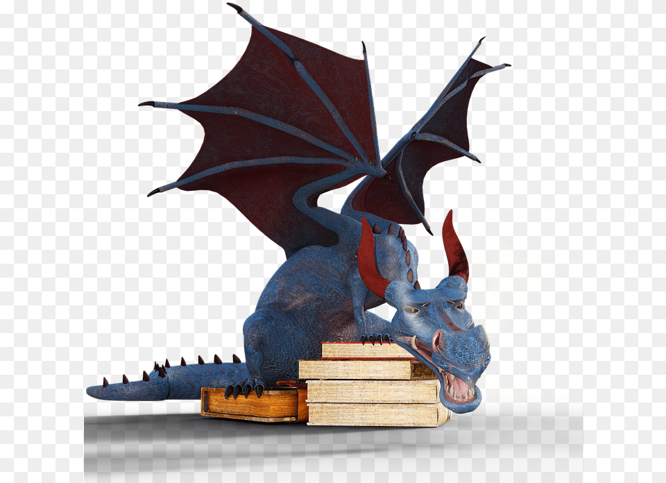 Dragon Books Magic Mystical Mythical Creatures Book, Accessories, Ornament, Art, Animal Free Transparent Png