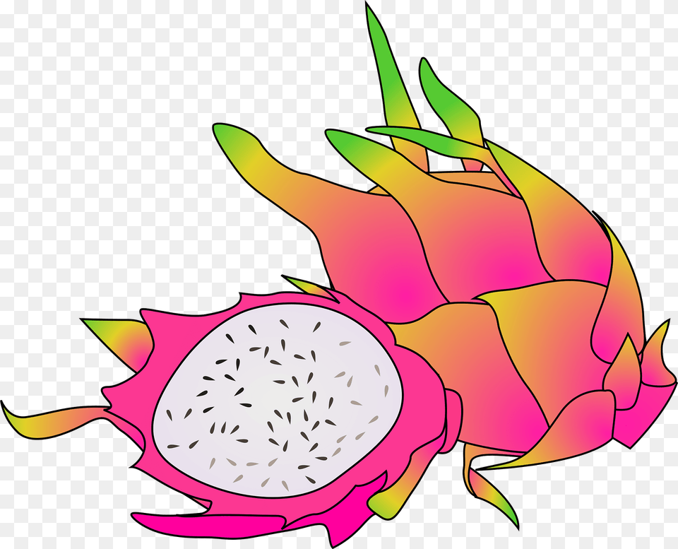 Dragon Clipart, Food, Fruit, Plant, Produce Png Image