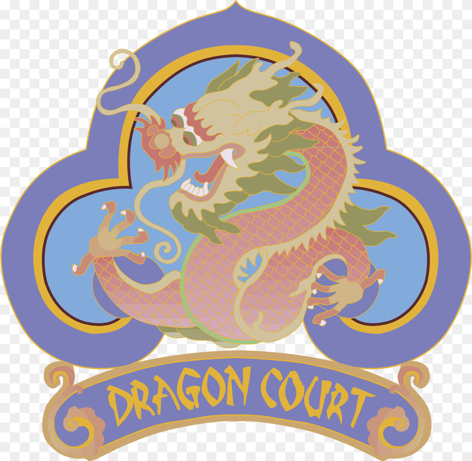 Dragon Court Logo Transparent U0026 Svg Vector Freebie Supply, Badge, Symbol Png