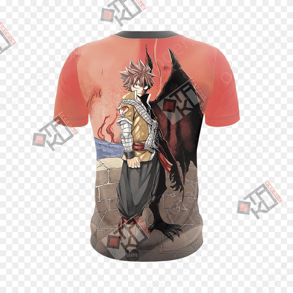 Dragon Cry Natsu Dragneel Unisex 3d T Shirt Evangelion Asuka T Shirt, Book, Clothing, Comics, T-shirt Png