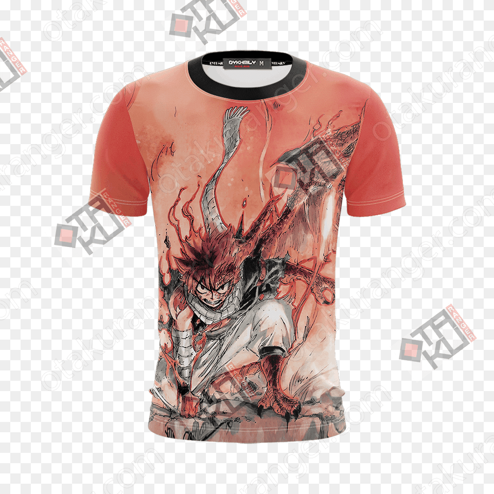 Dragon Cry Natsu Dragneel Unisex 3d T Shirt Star Platinum Shirt, Clothing, T-shirt, Adult, Male Free Transparent Png