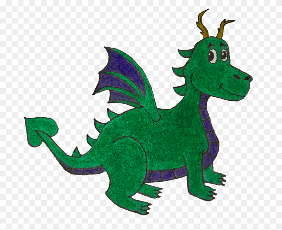 Dragon Dibujo A Color, Animal, Dinosaur, Reptile Png Image
