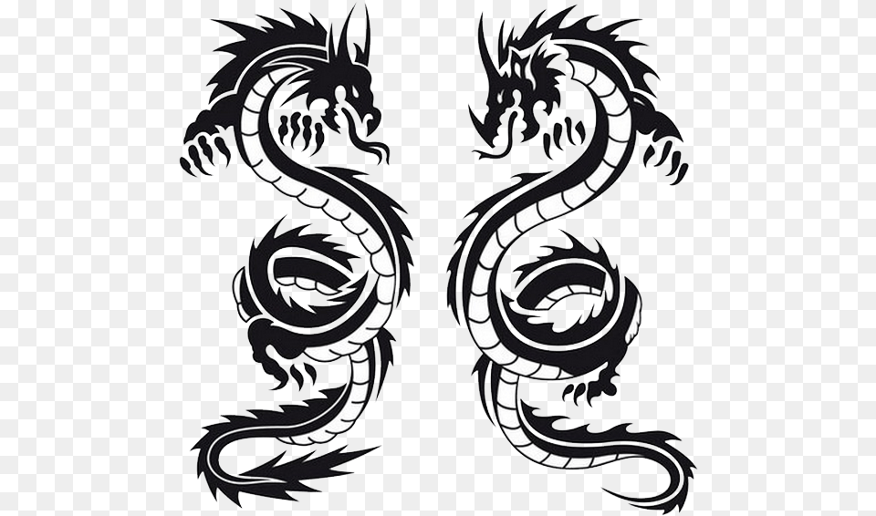 Dragon Double Tattoo Clip Arts Dragon Tattoos, Baby, Person, Face, Head Free Png