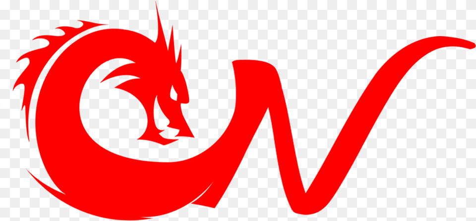 Dragon Dragon Cn Logo For Content Creator Emblem, Smoke Pipe Free Png