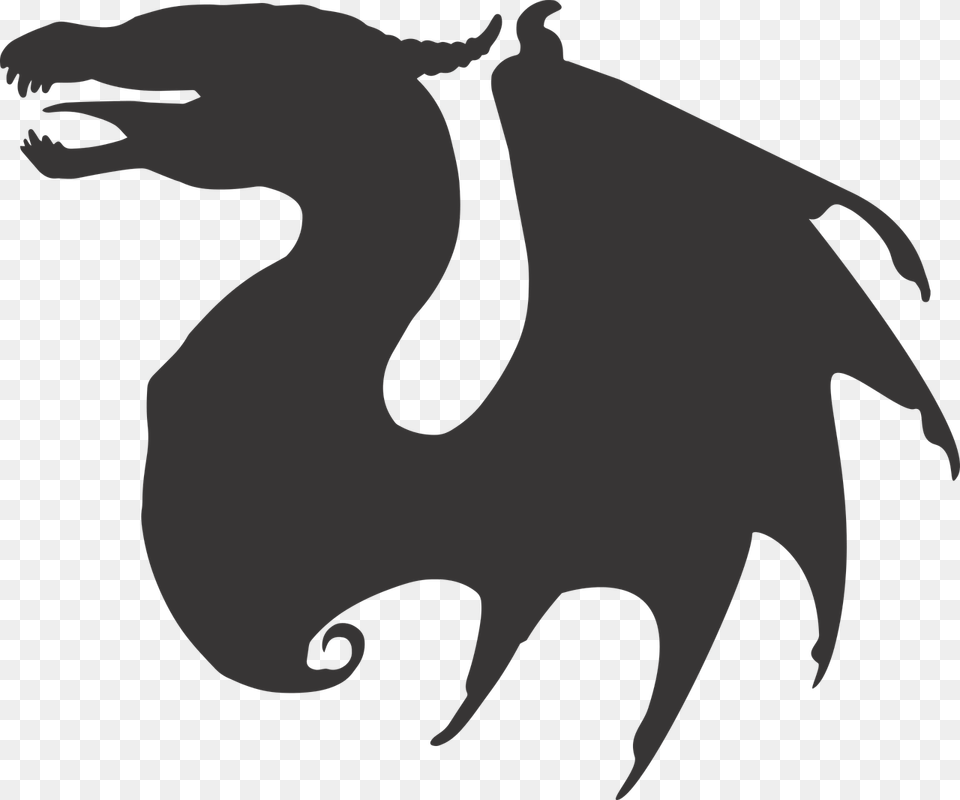 Dragon Dragon Vector Dragon Silhouette Animal Dragon Silhouette, Baby, Person, Stencil Png