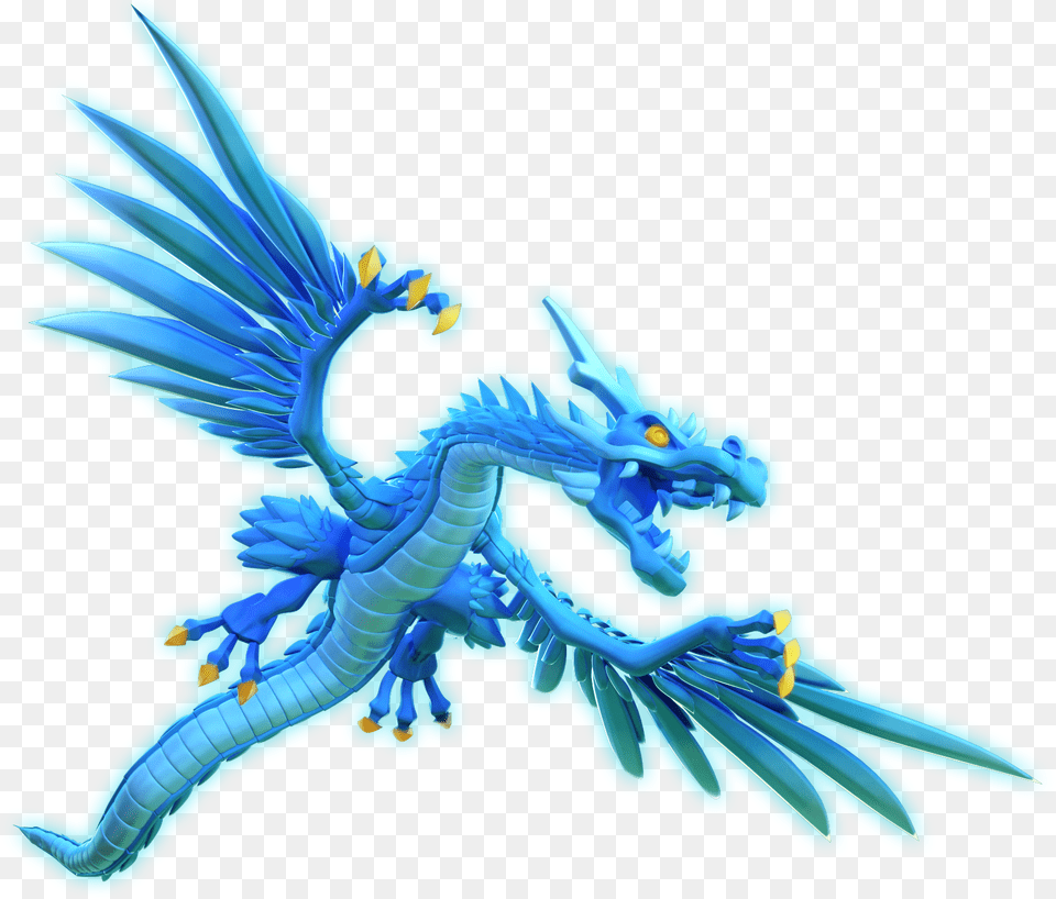 Dragon Electric Dragon Clash Of Clans, Animal, Dinosaur, Reptile, Baby Free Png Download